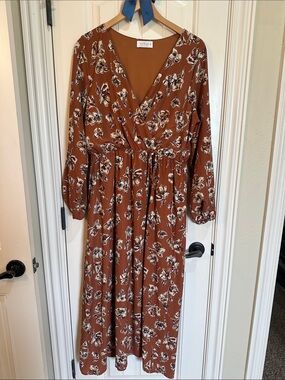 Kaileigh Floral Wrap Maxi Dress